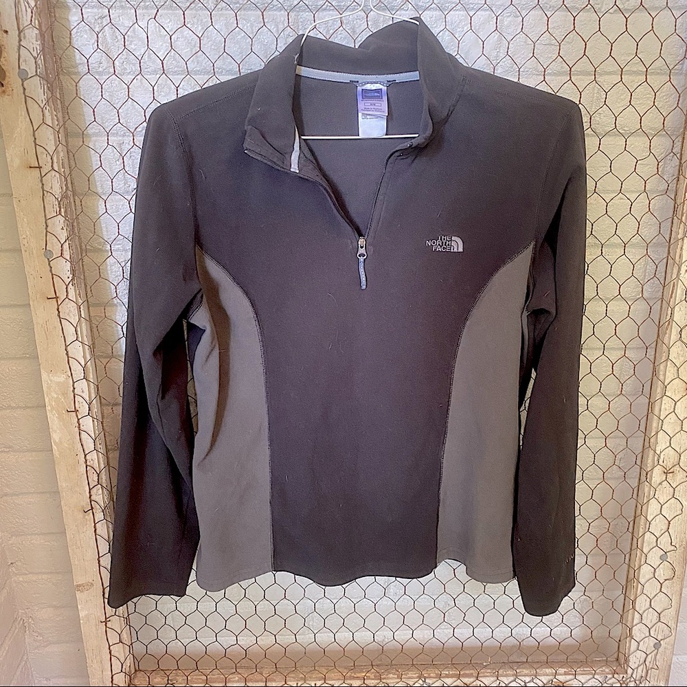 The North Face 3/4 zip up fleece
